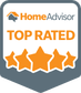 Top Rated Award from Home Advisor for Upper Cape Tree Service